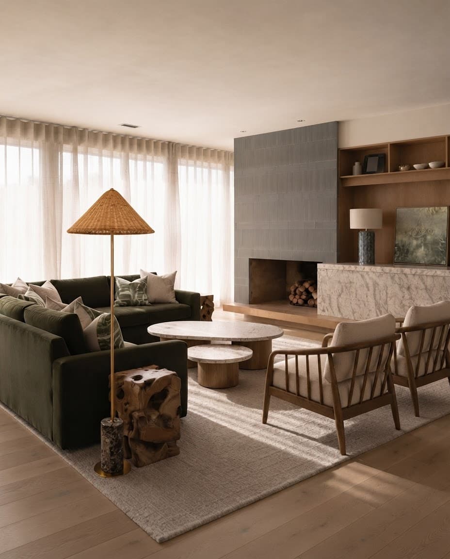 Marlow Residence living room interior